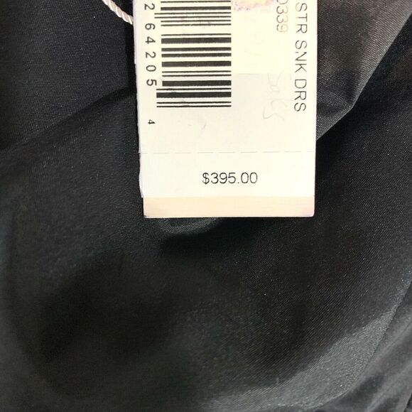 Rebecca Taylor V-Neck Sleeveless Stretch Snake Dress - Picture 7 of 7